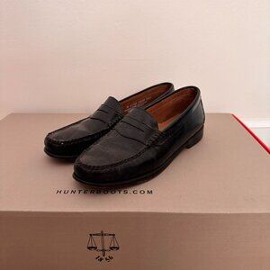 G.H. Bass Whitney Weejun Leather Loafers, Black, Size 7